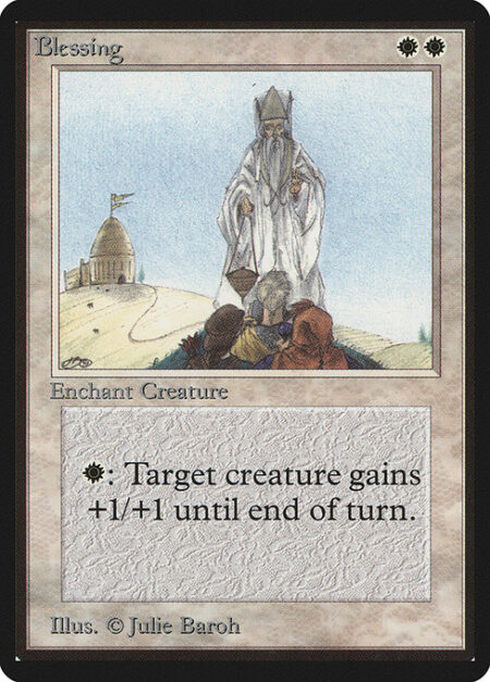 Blessing - Enchant creature