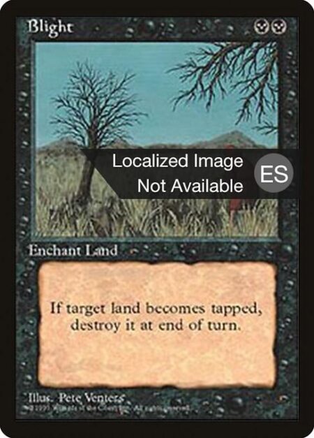 Blight - Enchant land