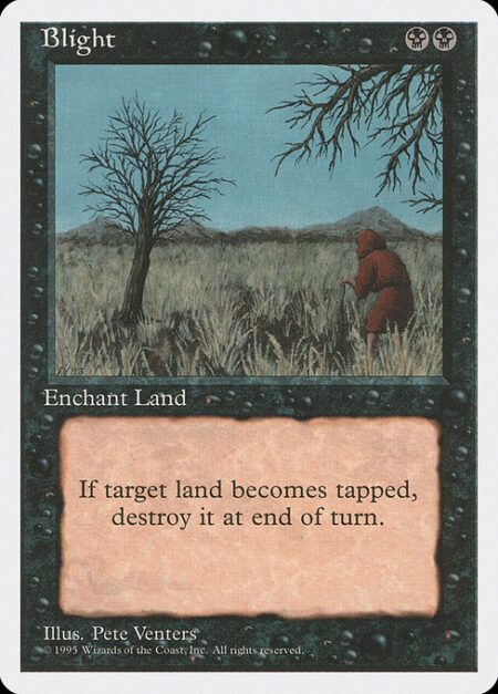 Blight - Enchant land