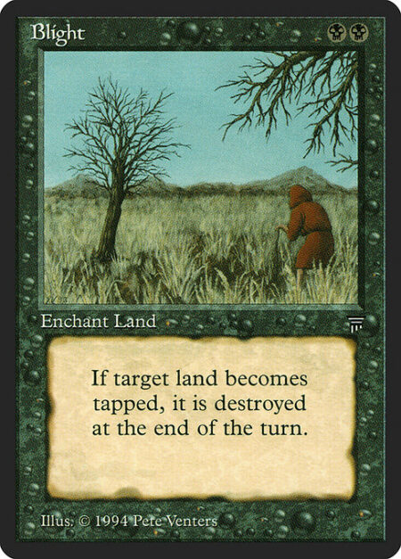 Blight - Enchant land