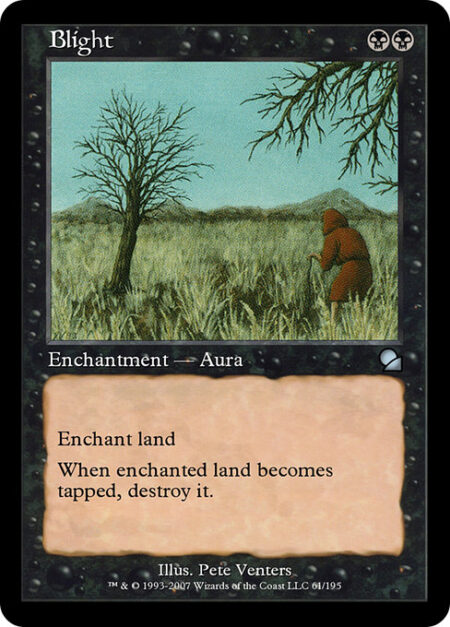 Blight - Enchant land