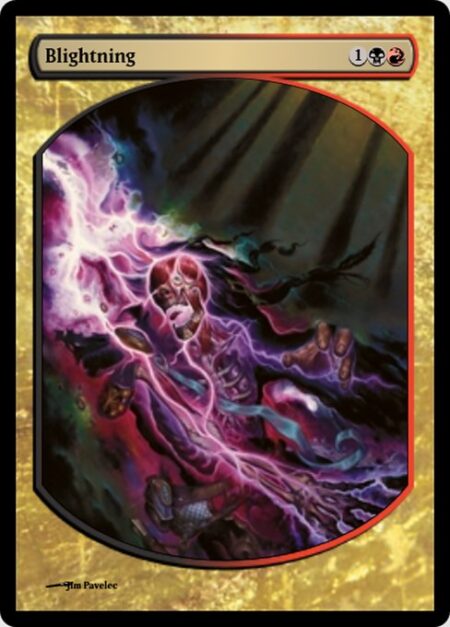 Blightning - Blightning deals 3 damage to target player or planeswalker. That player or that planeswalker's controller discards two cards.