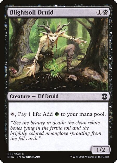 Blightsoil Druid - {T}