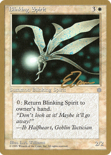 Blinking Spirit - {0}: Return Blinking Spirit to its owner's hand.