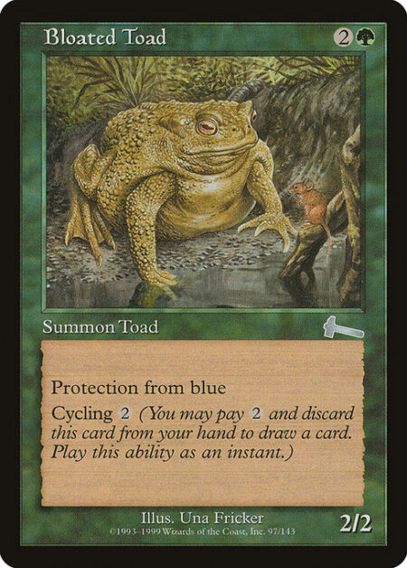 Bloated Toad - Protection from blue