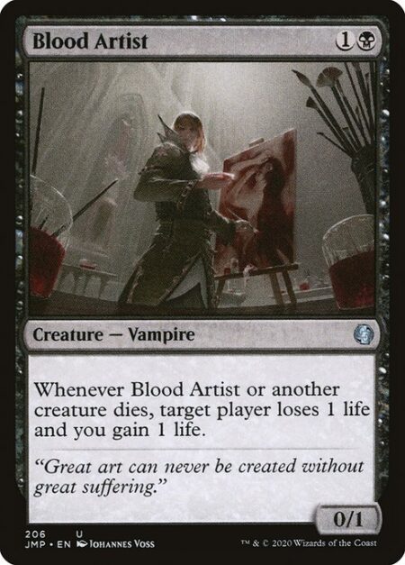 Blood Artist - Whenever Blood Artist or another creature dies