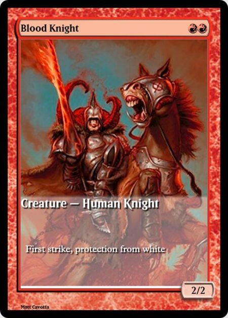 Blood Knight - First strike