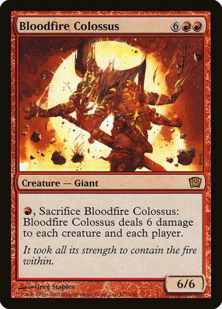 Bloodfire Colossus - {R}