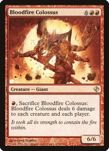 Bloodfire Colossus - {R}