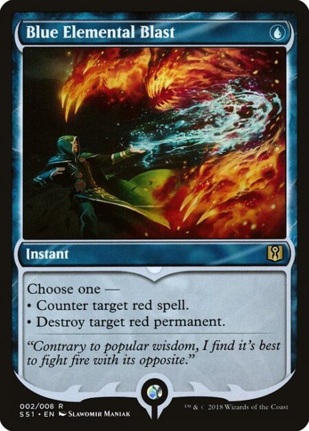 Blue Elemental Blast - Choose one —