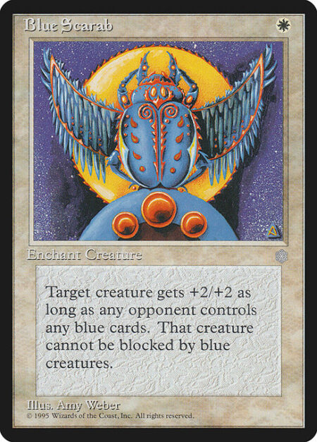 Blue Scarab - Enchant creature