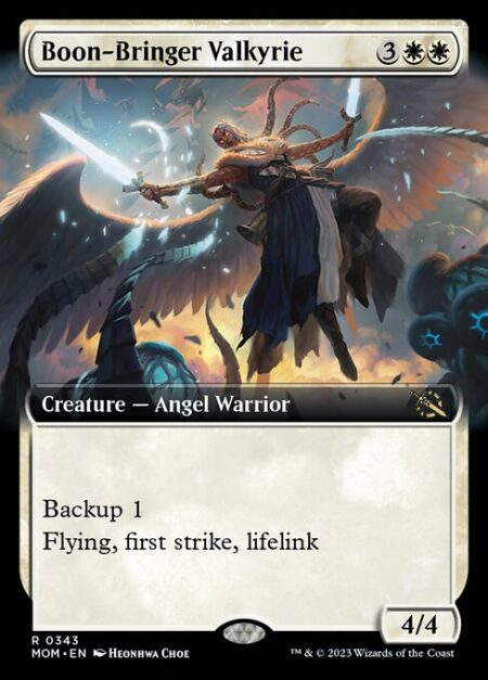 Boon-Bringer Valkyrie - Backup 1 (When this creature enters the battlefield