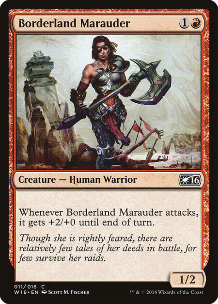 Borderland Marauder - Whenever Borderland Marauder attacks