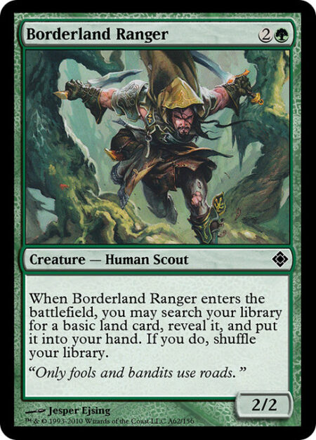 Borderland Ranger - When Borderland Ranger enters the battlefield