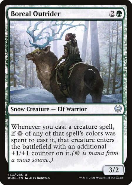 Boreal Outrider - Whenever you cast a creature spell