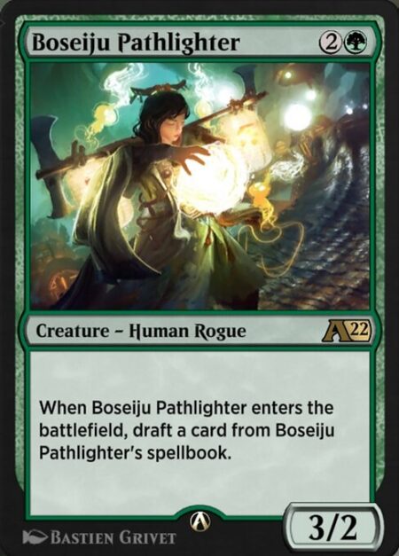 Boseiju Pathlighter - When Boseiju Pathlighter enters the battlefield