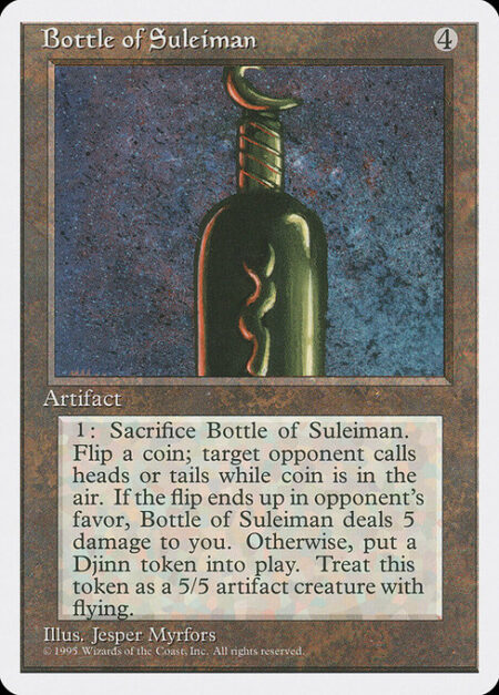 Bottle of Suleiman - {1}