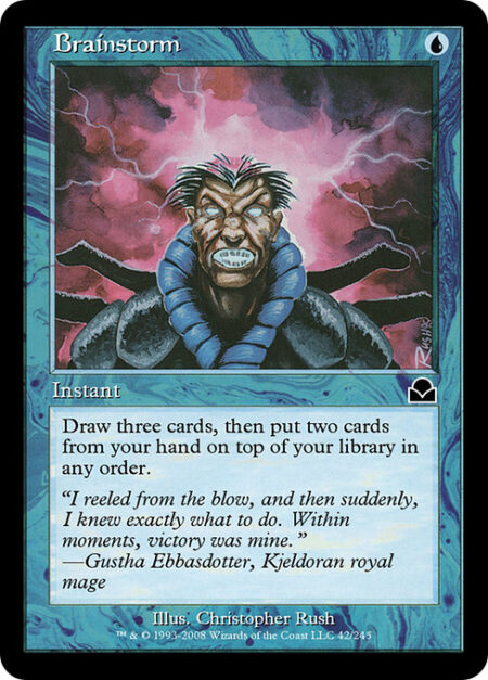 Brainstorm - Draw three cards