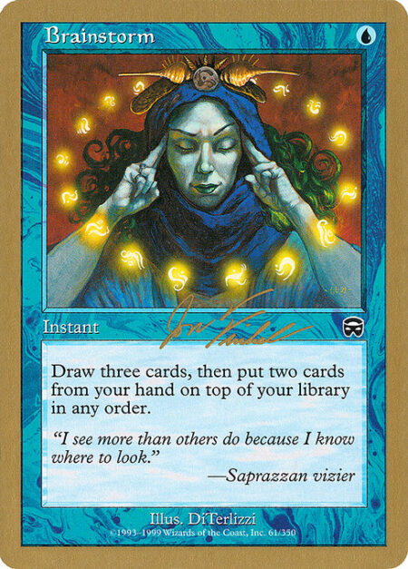 Brainstorm - Draw three cards