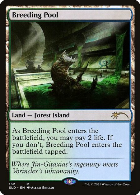 Breeding Pool - ({T}: Add {G} or {U}.)