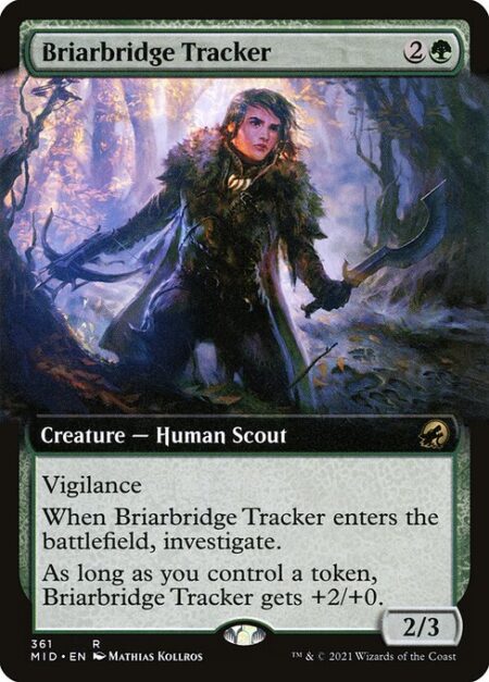 Briarbridge Tracker - Vigilance (Attacking doesn't cause this creature to tap.)