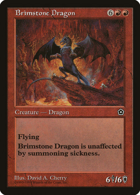 Brimstone Dragon - Flying