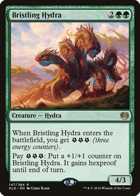 Bristling Hydra - When Bristling Hydra enters the battlefield