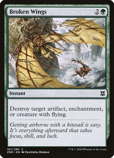 Broken Wings - Destroy target artifact