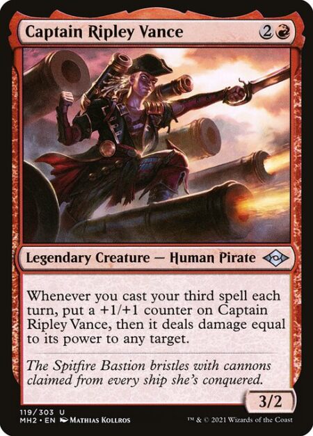 Captain Ripley Vance - Whenever you cast your third spell each turn