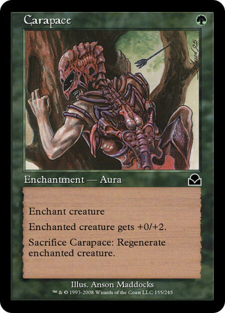 Carapace - Enchant creature