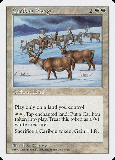 Caribou Range - Enchant land you control