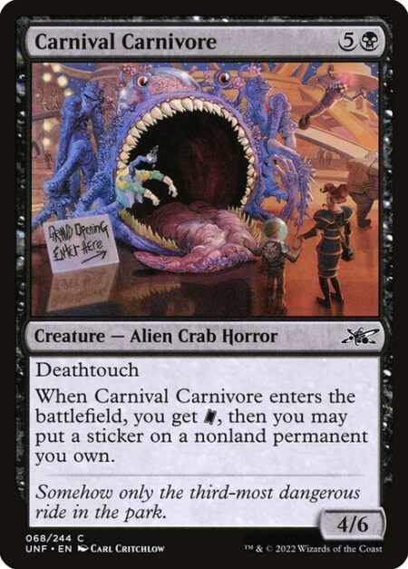 Carnival Carnivore - Deathtouch