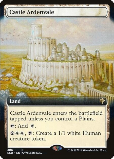 Castle Ardenvale - Castle Ardenvale enters the battlefield tapped unless you control a Plains.