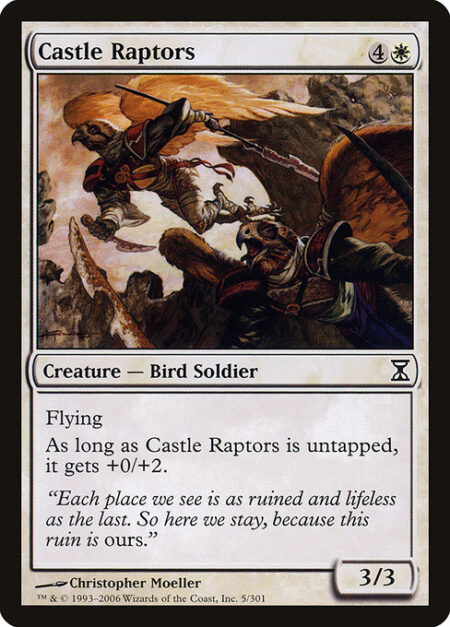 Castle Raptors - Flying