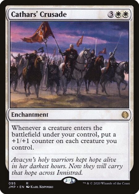 Cathars' Crusade - Whenever a creature enters the battlefield under your control