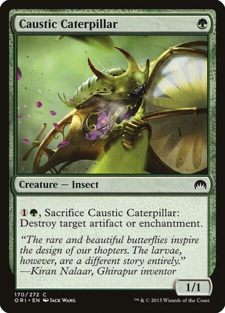 Caustic Caterpillar - {1}{G}