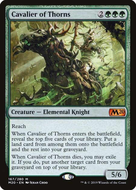 Cavalier of Thorns - Reach
