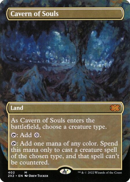 Cavern of Souls - As Cavern of Souls enters the battlefield