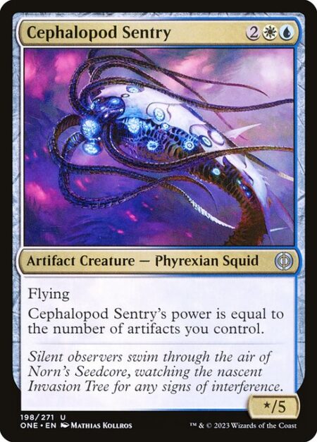 Cephalopod Sentry - Flying