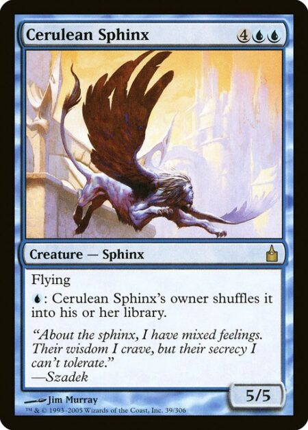 Cerulean Sphinx - Flying