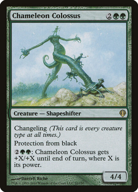 Chameleon Colossus - Changeling (This card is every creature type.)