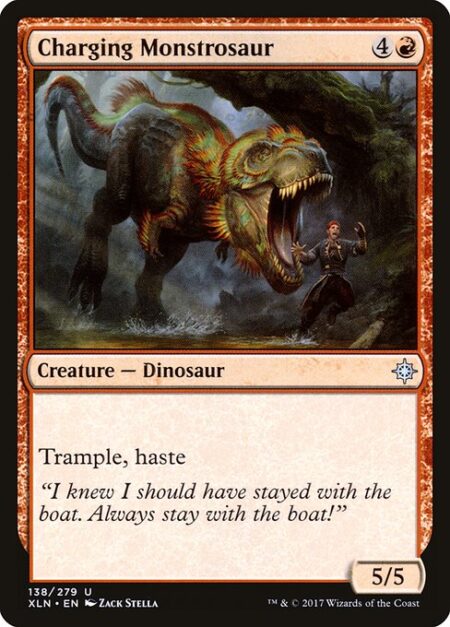 Charging Monstrosaur - Trample