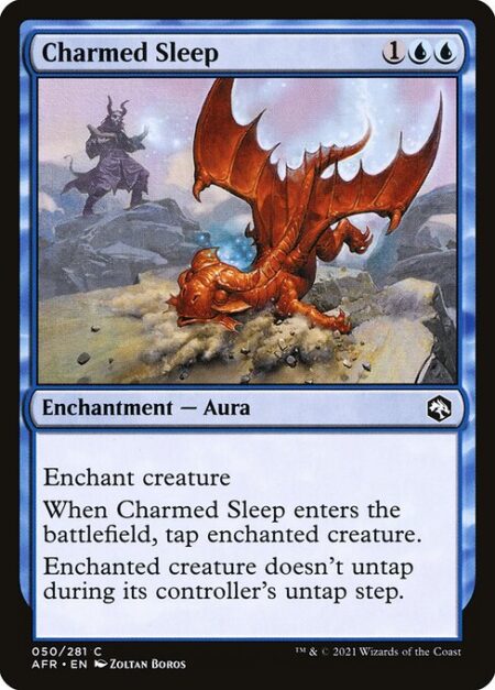 Charmed Sleep - Enchant creature