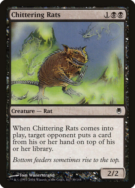 Chittering Rats - When Chittering Rats enters