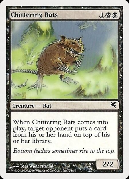 Chittering Rats - When Chittering Rats enters