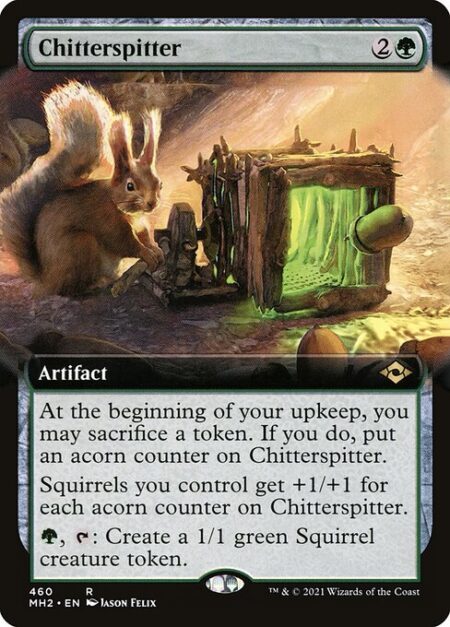 Chitterspitter - At the beginning of your upkeep