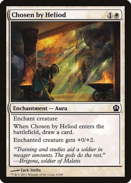 Chosen by Heliod - Enchant creature