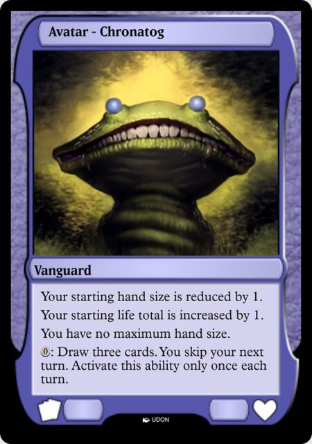 Chronatog Avatar - You have no maximum hand size.