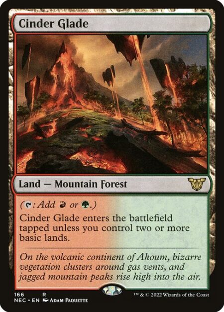 Cinder Glade - ({T}: Add {R} or {G}.)