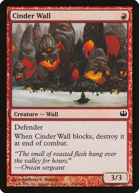 Cinder Wall - Defender